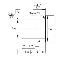 角接觸球軸承單元 ZKLFA1050-2Z, 雙向，螺釘安裝，兩側(cè)間隙密封