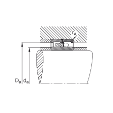 圓柱滾子軸承 NNU4934-S-M-P5-C3, 浮動(dòng)軸承，雙列，可分離，帶保持架